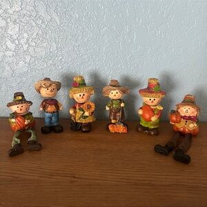 Resin Scarecrow Decor Bundle